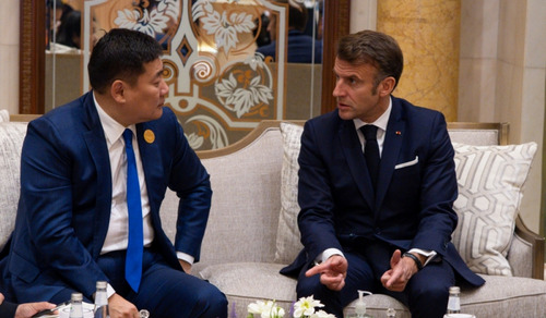 Ерөнхий сайд Л.Оюун-Эрдэнэ Францын Ерөнхийлөгч Эммануэль Макронтой уулзлаа